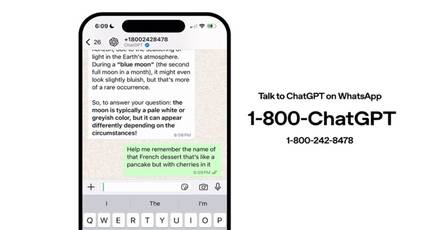 Now, directly call ChatGPT or chat with it via WhatsApp: heres how