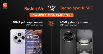 Redmi A4 vs Tecno Spark 30C camera comparison: which budget device has better cameras?