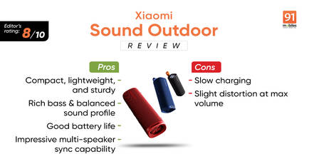 Xiaomi Sound Outdoor speaker review: compact, powerful, affordable