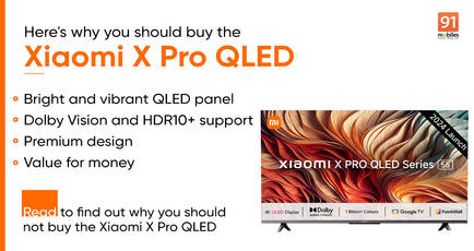 4 reasons to buy and 3 reasons to skip the Xiaomi X Pro QLED 55-inch TV
