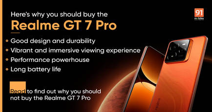 4 reasons to buy and 3 reasons to skip the Realme GT 7 Pro