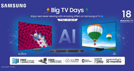Samsung NEO QLED, 4K UHD TVs available with discounts in India during Big TV Days sale