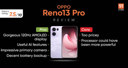 OPPO Reno13 Pro review: Improved, but at a cost