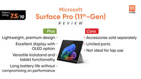 Microsoft Surface Pro (11th-Generation) Review: Snapdragon x Microsoft Doesn`t Disappoint