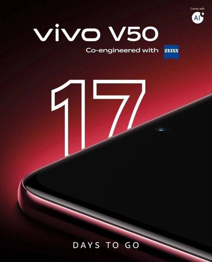 फरवरी 2025 में टॉप फोन लॉन्च करना: वनप्लस ओपन 2, Xiaomi 15 सीरीज़, विवो V50 सीरीज़, और अधिक 5 VIVO-V50-POSTER LEAK