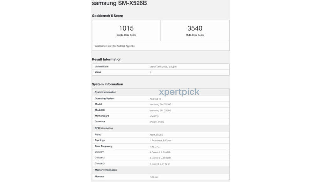 Samsung Galaxy Tab S10 FE 5G