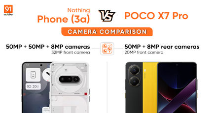 Nothing Phone (3a) vs POCO X7 Pro camera comparison: which mid-ranger has better cameras?