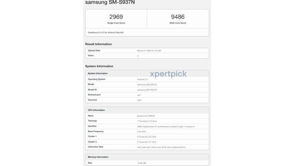 Samsung Galaxy S25 Edge