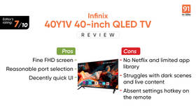 Infinix 40Y1V 40-inch QLED TV review: a decent FHD TV for its price