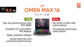 HP Omen Max 16 Review: An Almost Perfect GamingPowerhouse