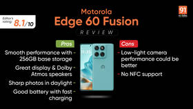 Motorola Edge 60 Fusion review: capable phone, competitively priced