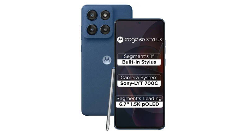 Motorola Edge 60 Stylus with built-in stylus, Snapdragon 7s Gen 2, 50MP camera launched in India: price, specifications