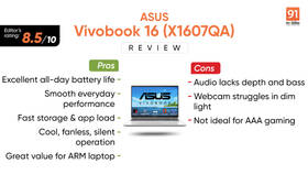 ASUS Vivobook 16 (X1607QA) Review: Snapdragon X Power on a Student Budget