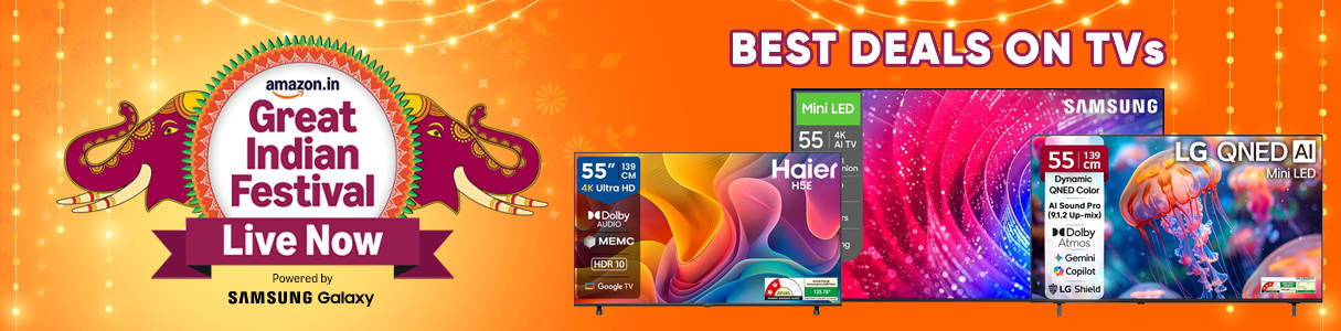 Amazon Great Indian Festival Sale 2026: Best deals on TVs