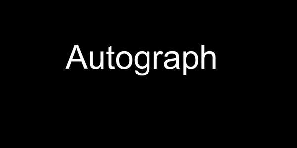 Autograph - Backdrop