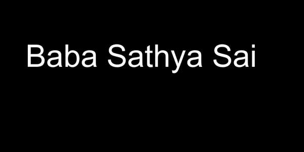 Baba Sathya Sai - Backdrop