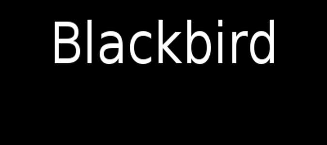 Blackbird 2019 - Backdrop