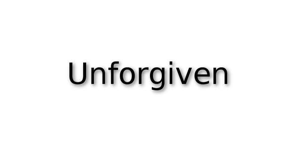 Unforgiven - Backdrop