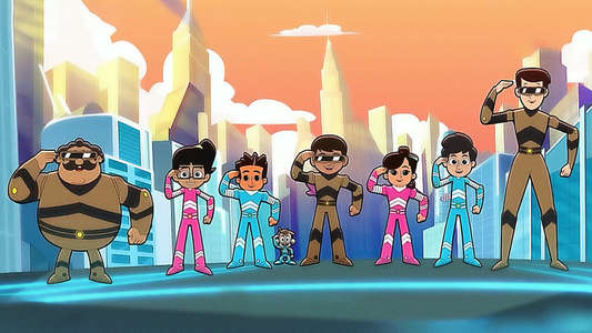 Little Singham Future Mein Satakli - Backdrop