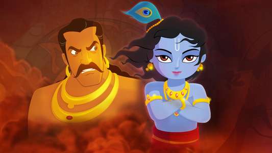 Krishna and Kamsa - Backdrops