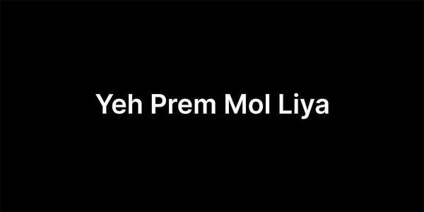 Yeh Prem Mol Liya - Backdrops