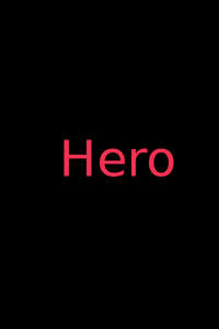 Hero - Poster