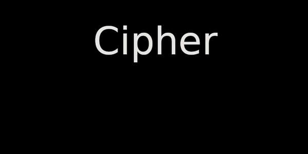 Cipher - Backdrop