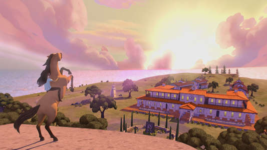 Spirit Riding Free: Riding Academy - Backdrop