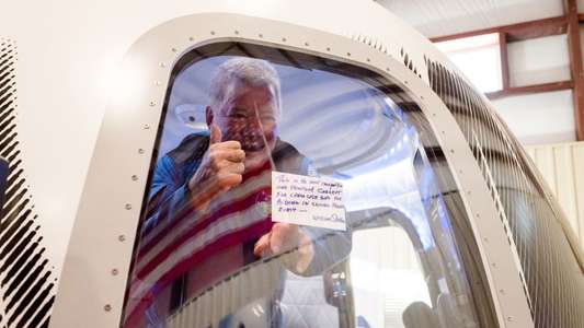 Shatner in Space - Backdrop