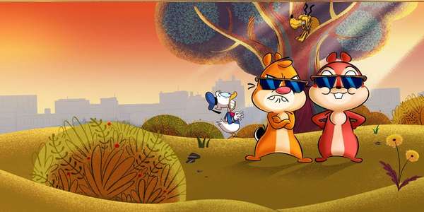 Chip 'n' Dale: Park Life - Backdrops