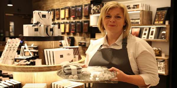 Inside Hotel Chocolat - Backdrop
