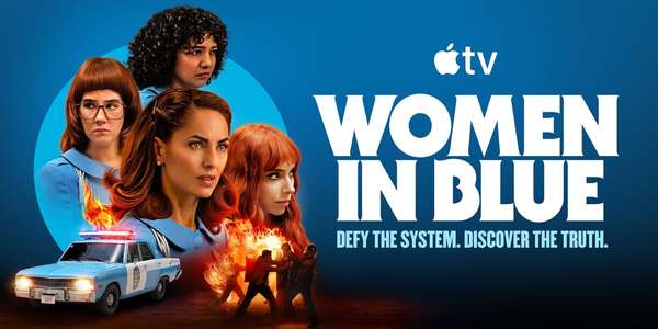 Women in Blue - Backdrops