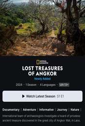 Lost Treasures Of Angkor Season 1