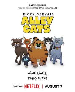 Ricky Gervais Alley Cats - Posters