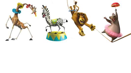 Madagascar 3: Europe's Most Wanted - Backdrop