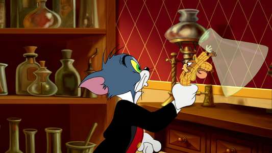 Tom and Jerry Meet Sherlock Holmes - Backdrop