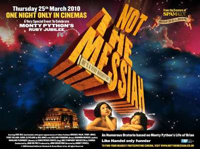Not the Messiah (He's a Very Naughty Boy) - Backdrop