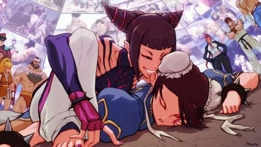 Super Street Fighter IV - Backdrop