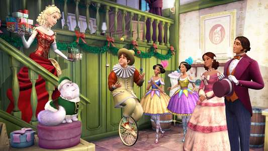Barbie in 'A Christmas Carol' - Backdrop