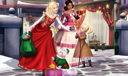 Barbie in 'A Christmas Carol' - Backdrop