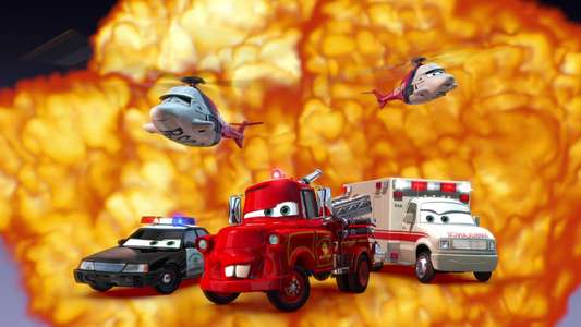 Rescue Squad Mater - Backdrop