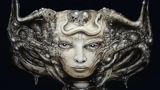 HR Giger Revealed - Backdrop