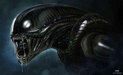 HR Giger Revealed - Backdrop