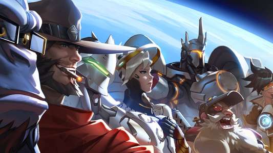 Overwatch Animated Short: The Exhibit - Backdrop