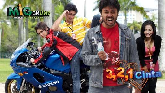 3  2  1 Cinta - Backdrop