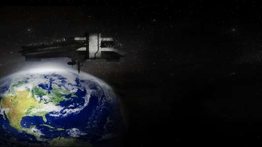 When Aliens Attack - Backdrop