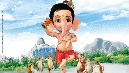Bal Ganesh - Backdrops