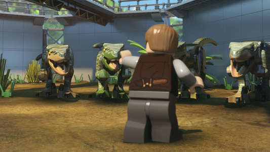 LEGO Jurassic World: The Secret Exhibit - Backdrop