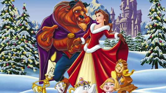 Beauty and the Beast: The Enchanted Christmas - Backdrops
