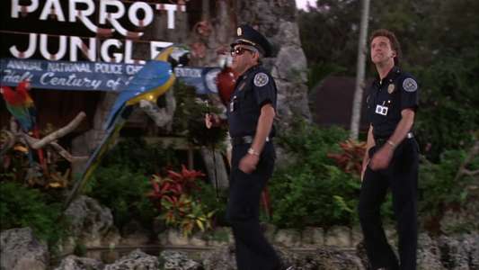 Police Academy 5: Assignment Miami Beach - Backdrop